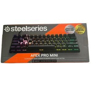 SteelSeries - Apex Pro Mini 60% Wired Mechanical OmniPoint Keyboard TESTED